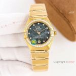 Swiss Copy Omega new Constellation 29 Yellow Gold Diamond-paved Watches